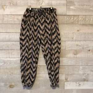 American Eagle chevron harem pants